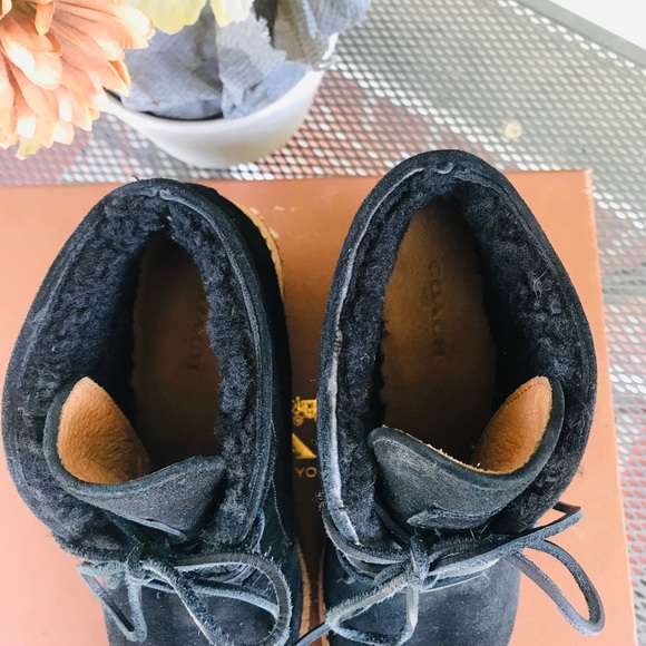 COACH Karson Suede Wedge Bootie - Picture 7 of 8